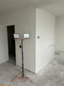 muur sauzen met licht voor beter zicht